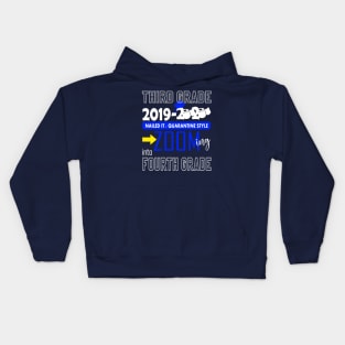 third grade zooming into fourth grade..third grade graduation gift Kids Hoodie